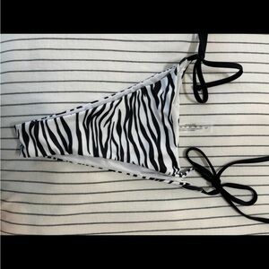 SHEIN Zebra Print Bikini - Black and White